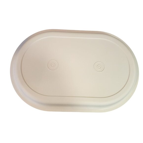 Vintage Tupperware Oval Shaped Server Keeper - Picture 2 of 4